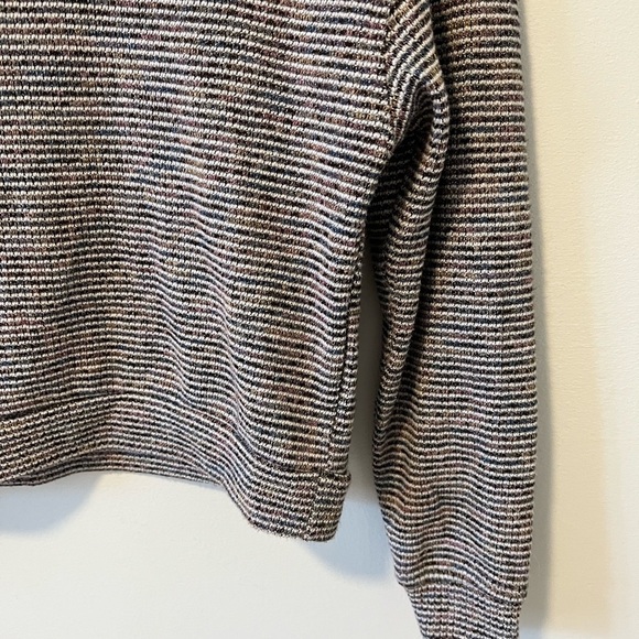Madewell mock neck ribbed striped sweater - Picture 3 of 9